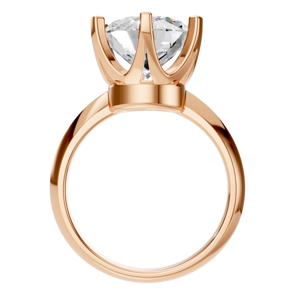 RI-4922 Rose Gold Ring SET - Top View
