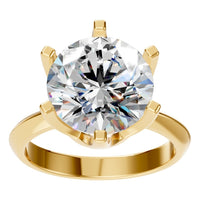 RI-4922 Yellow Gold Ring SET - Front View
