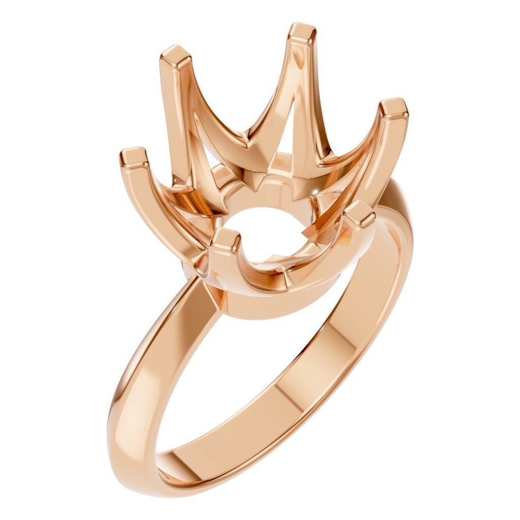 RI-4922 Rose Gold Ring UNSET - Main View