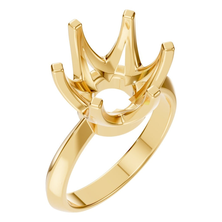 Solitaire Ring Mounting - Round 10.20-11.00mm