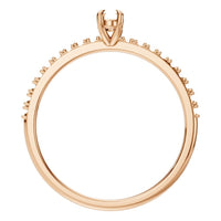 RI-4945 Rose Gold Ring UNSET - Top View