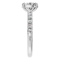 RI-4945 White Gold Ring SET - Side View