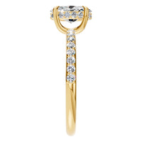 RI-4945 Yellow Gold Ring SET - Side View