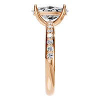 RI-4945 Rose Gold Ring SET - Side View