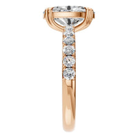 RI-4945 Rose Gold Ring SET - Side View