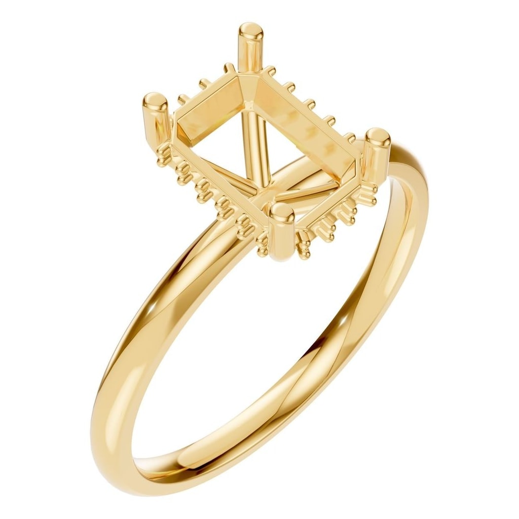RI-5127 Yellow Gold Ring UNSET - Main View