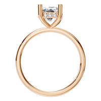RI-5127 Rose Gold Ring SET - Top View