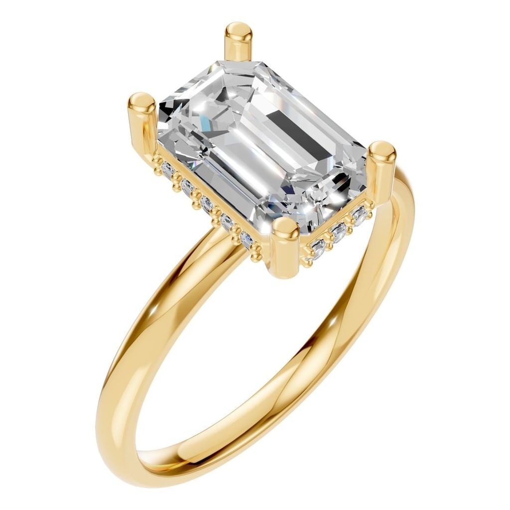 RI-5127 Yellow Gold Ring SET - Main View