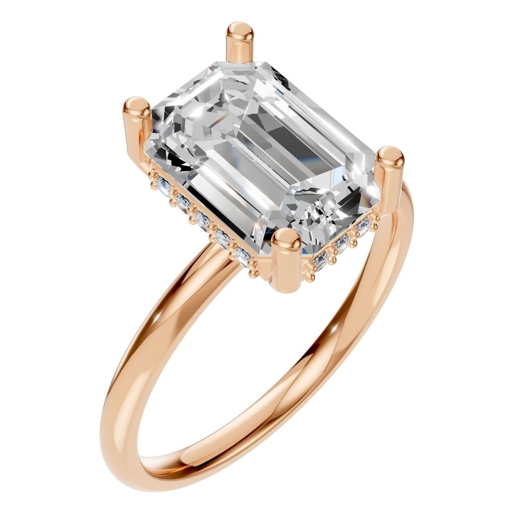 RI-5127 Rose Gold Ring SET - Main View