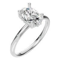 RI-5127 White Gold Ring SET - Main View