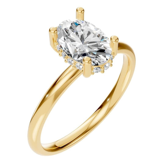 RI-5127 Yellow Gold Ring SET - Main View