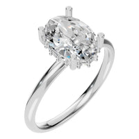 RI-5127 White Gold Ring SET - Main View