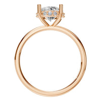 RI-5127 Rose Gold Ring SET - Top View