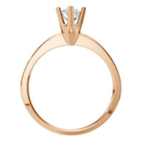 RI-5166 Rose Gold Ring SET - Top View