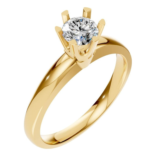 RI-5166 Yellow Gold Ring SET - Main View