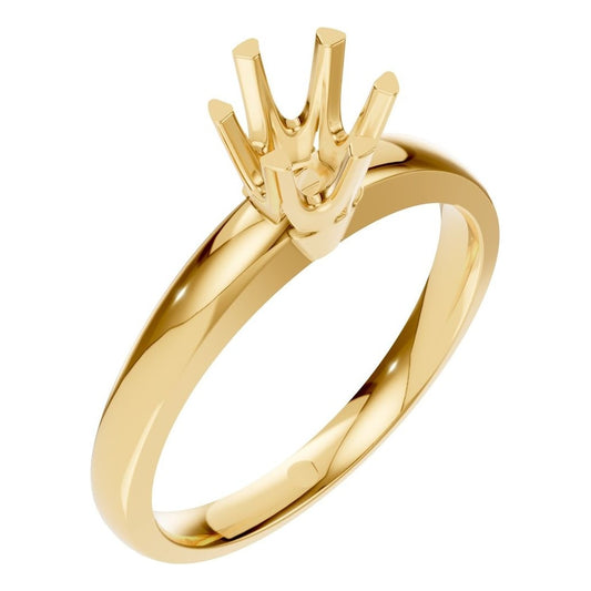 RI-5166 Yellow Gold Ring UNSET - Main View