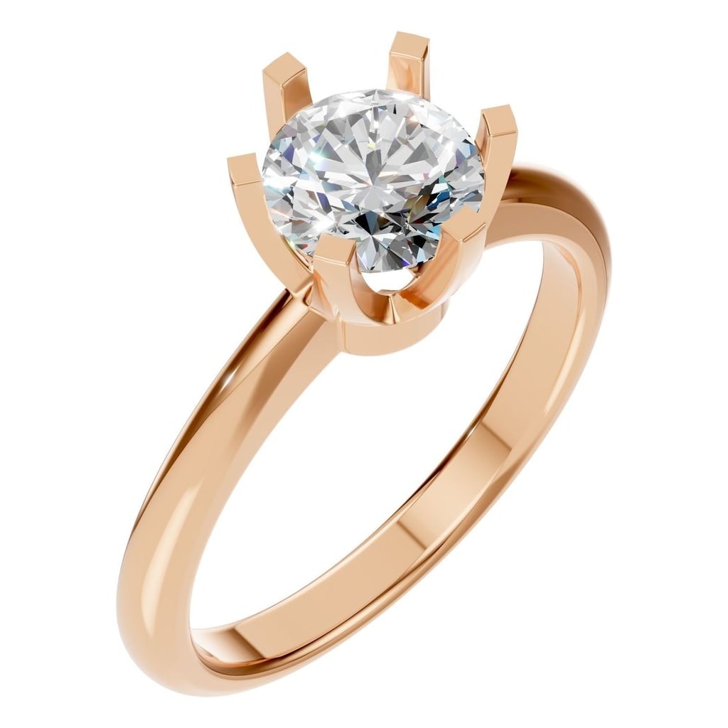 RI-5166 Rose Gold Ring SET - Main View