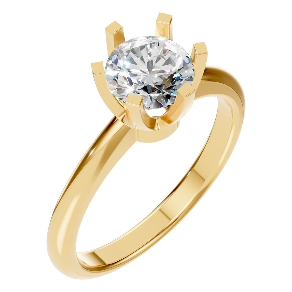 RI-5166 Yellow Gold Ring SET - Main View