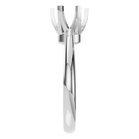 RI-5166 White Gold Ring UNSET - Side View
