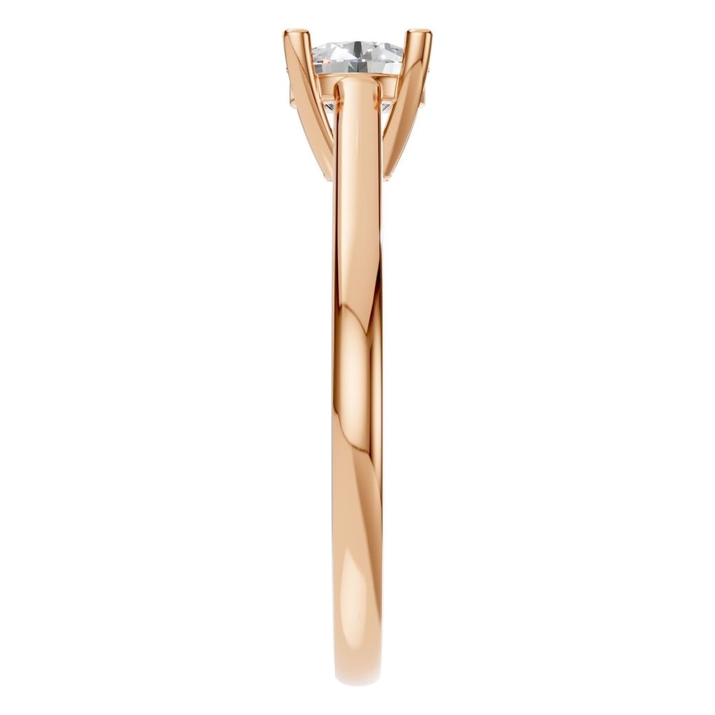 RI-5250 Rose Gold Ring SET - Side View