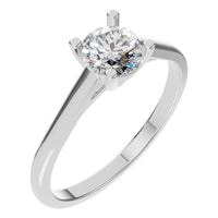 RI-5250 White Gold Ring SET - Main View