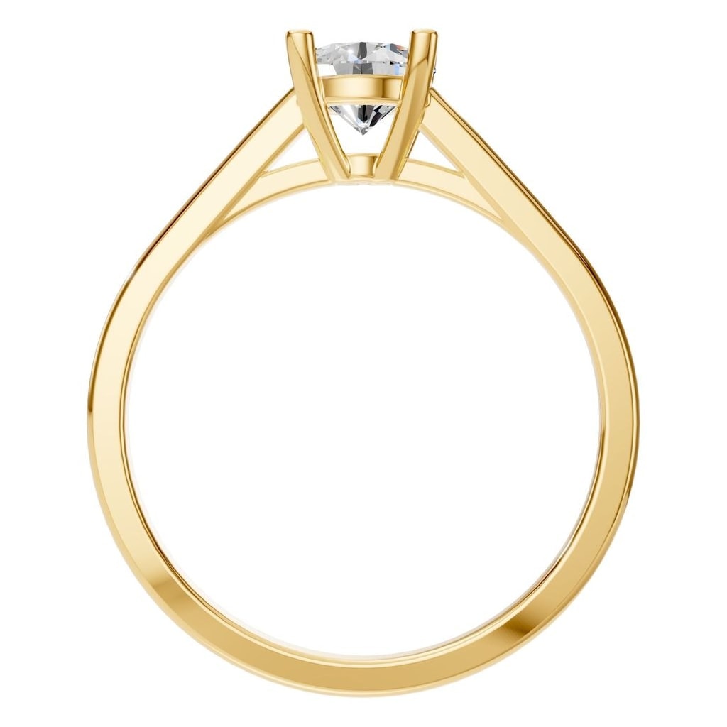 RI-5250 Yellow Gold Ring SET - Top View