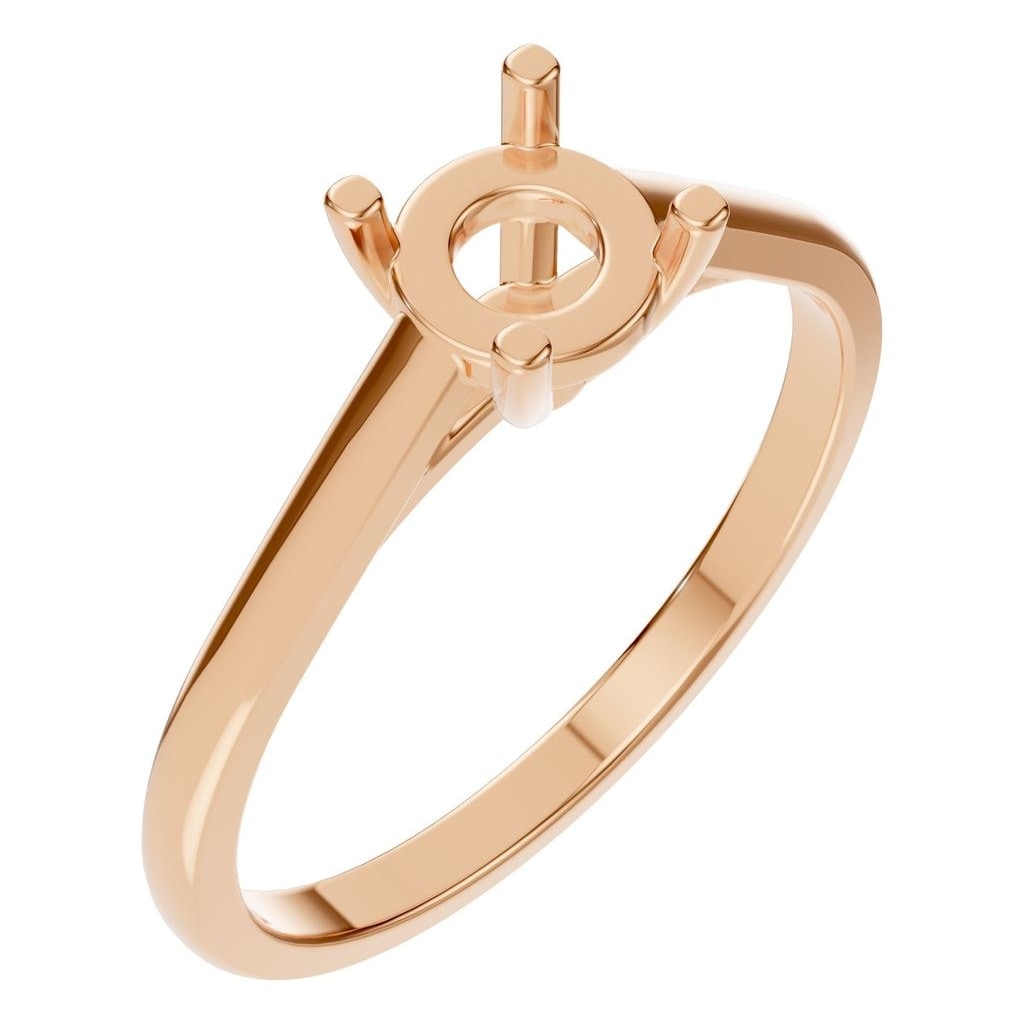 RI-5250 Rose Gold Ring UNSET - Main View