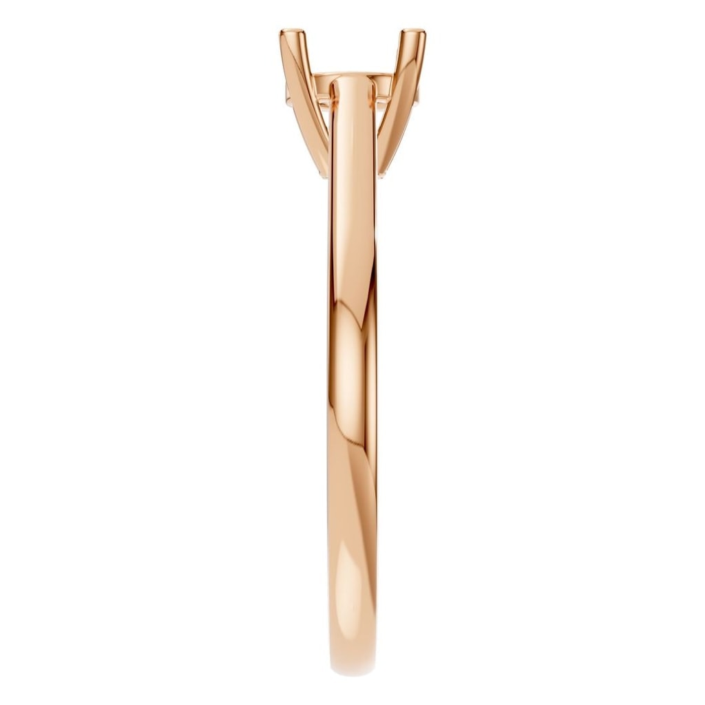 RI-5250 Rose Gold Ring UNSET - Side View