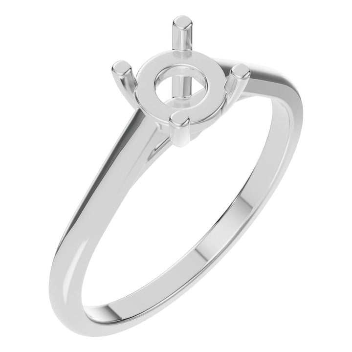 Solitaire Ring Mounting - Round 5mm