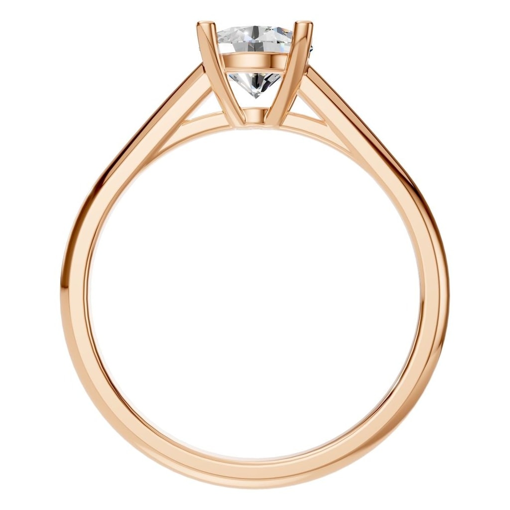 RI-5250 Rose Gold Ring SET - Top View