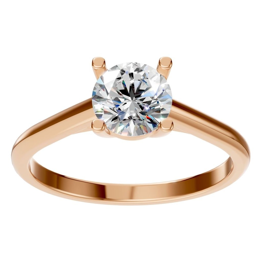 RI-5250 Rose Gold Ring SET - Front View