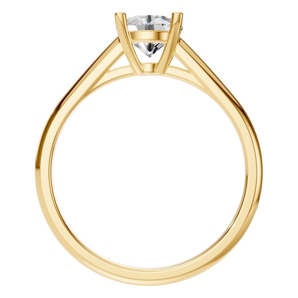 RI-5250 Yellow Gold Ring SET - Top View