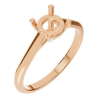 RI-5250 Rose Gold Ring UNSET - Main View