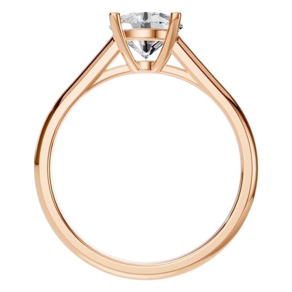RI-5250 Rose Gold Ring SET - Top View