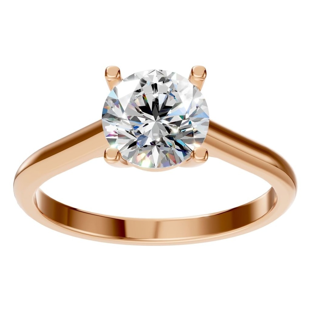 RI-5250 Rose Gold Ring SET - Front View
