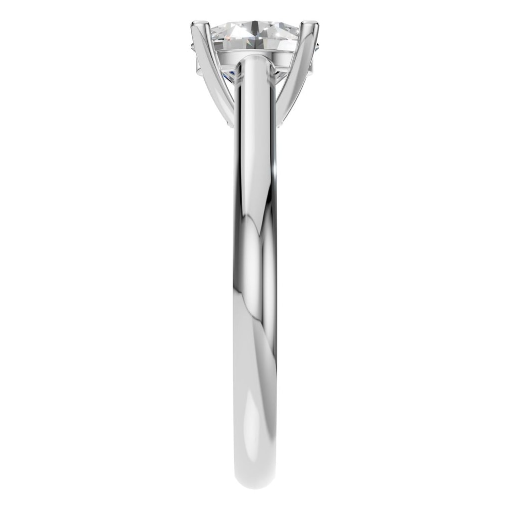 RI-5250 White Gold Ring SET - Side View