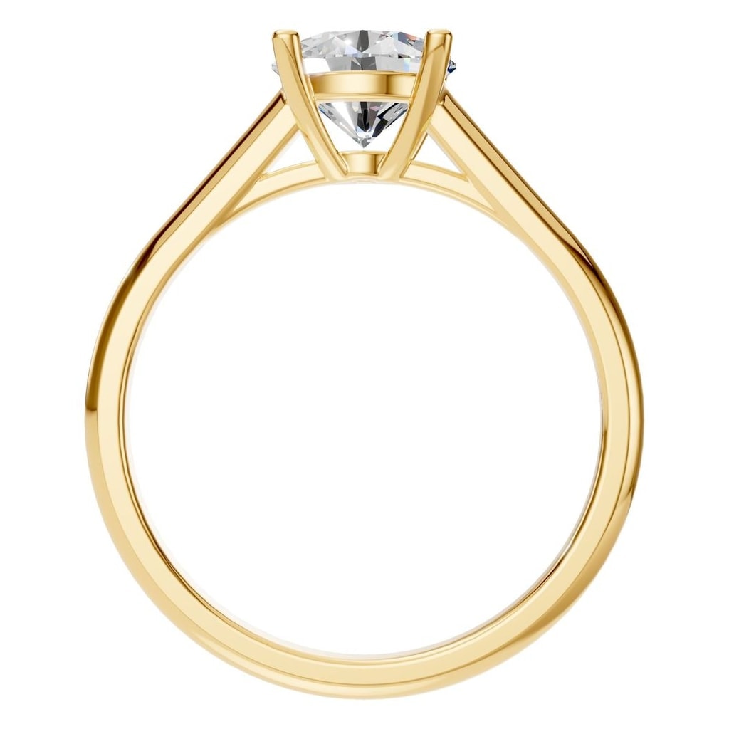 RI-5250 Yellow Gold Ring SET - Top View