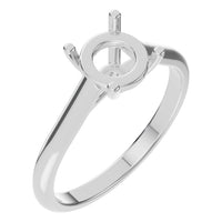 RI-5250 White Gold Ring UNSET - Main View