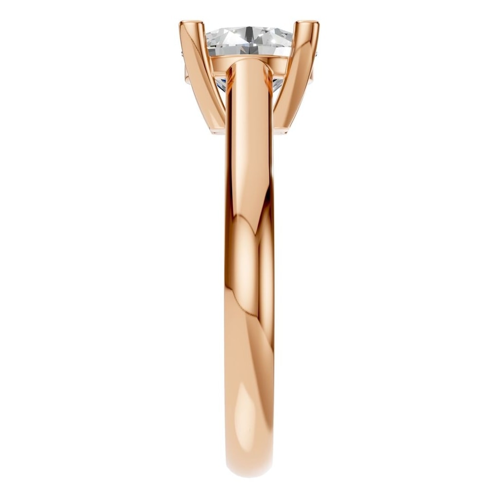 RI-5250 Rose Gold Ring SET - Side View