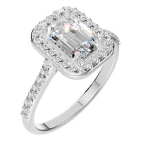RI-5374 White Gold Ring SET - Main View