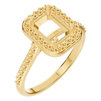 RI-5374 Yellow Gold Ring UNSET - Main View