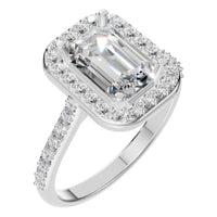 RI-5374 White Gold Ring SET - Main View