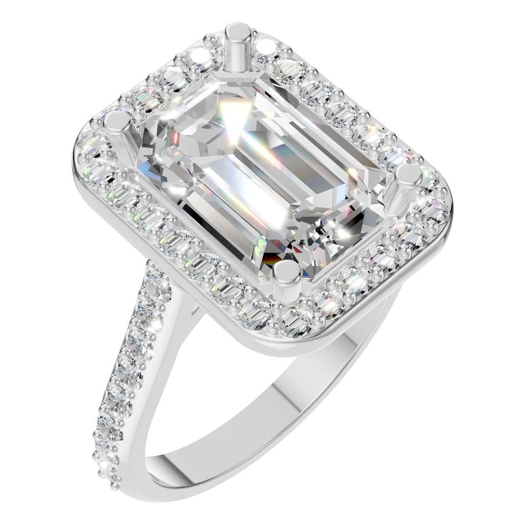 RI-5374 White Gold Ring SET - Main View