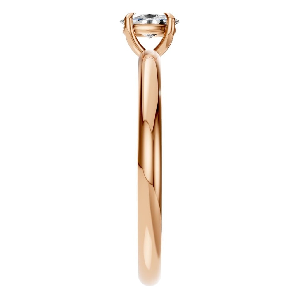 RI-5383 Rose Gold Ring SET - Side View