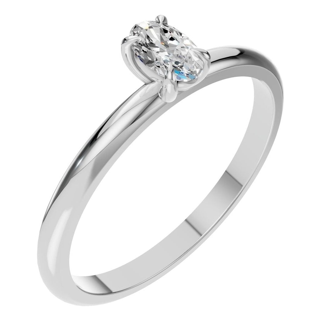 RI-5383 White Gold Ring SET - Main View