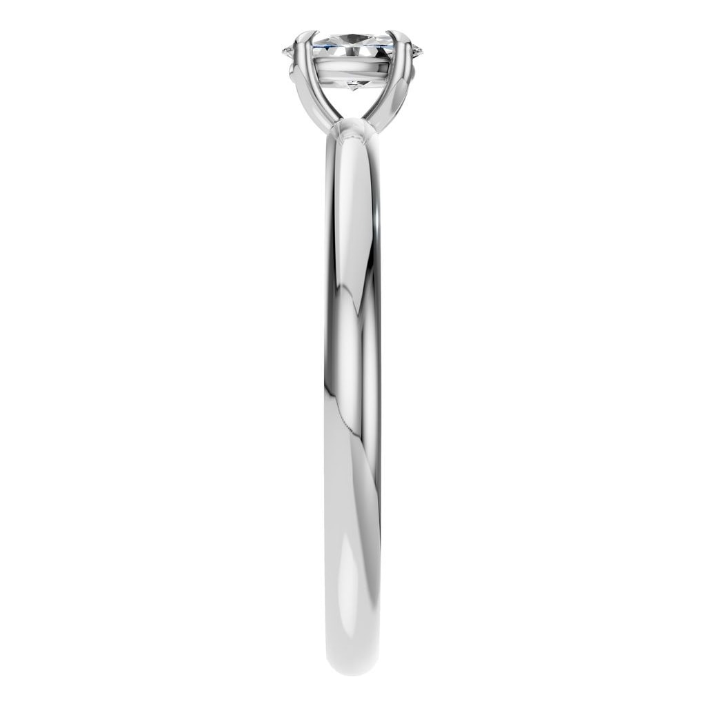 RI-5383 White Gold Ring SET - Side View