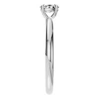 RI-5383 White Gold Ring SET - Side View