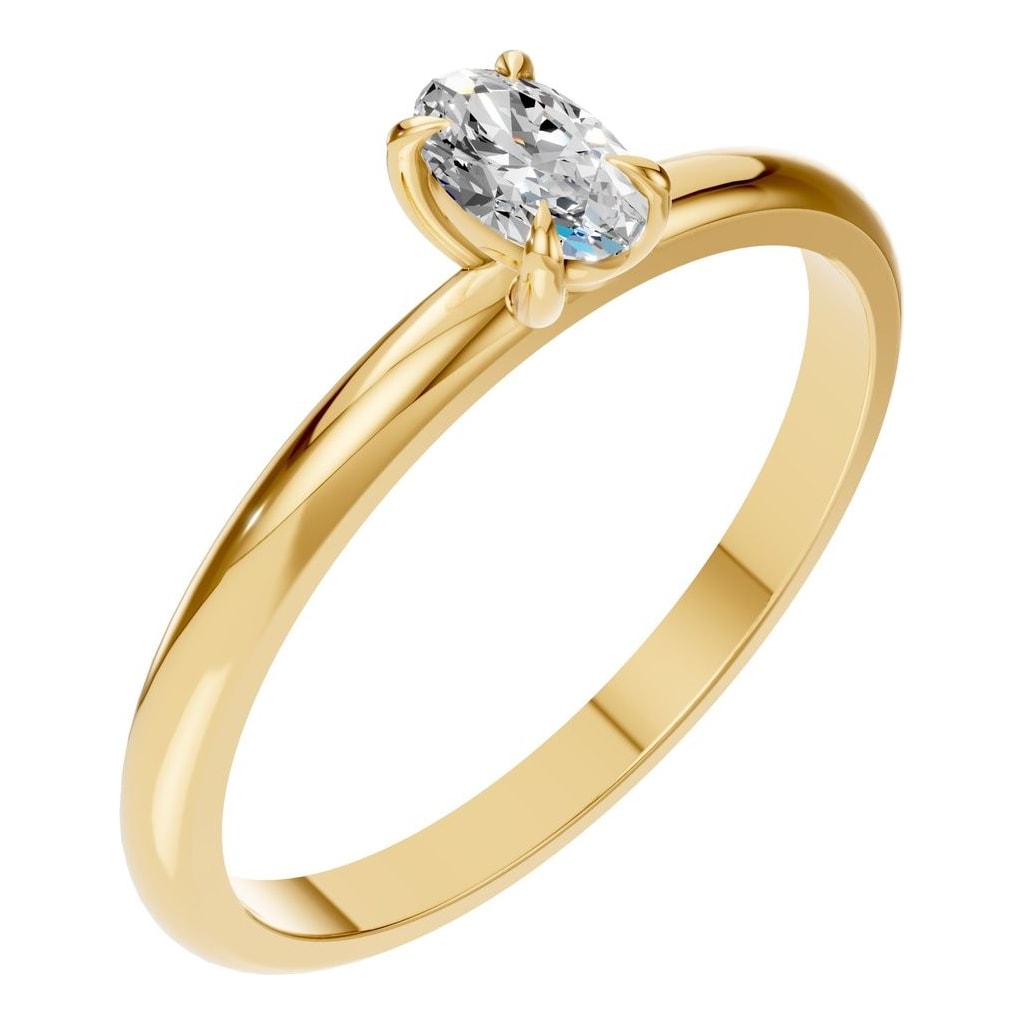RI-5383 Yellow Gold Ring SET - Main View