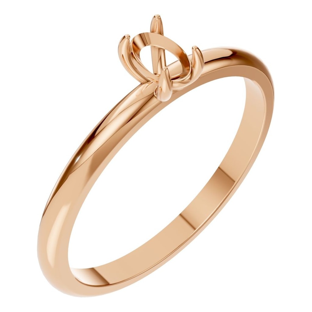 RI-5383 Rose Gold Ring UNSET - Main View
