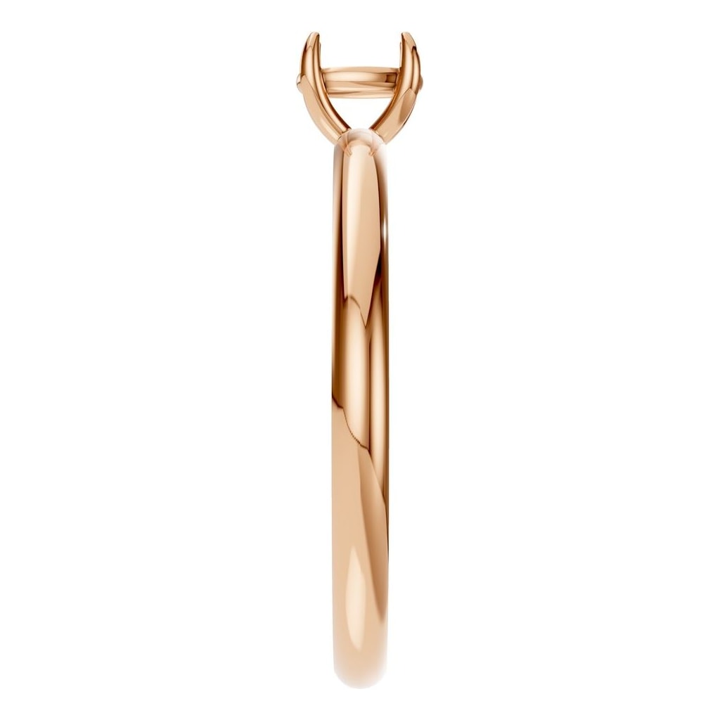RI-5383 Rose Gold Ring UNSET - Side View